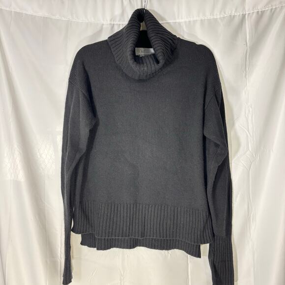 Anthropologie Blair Wool Blend Turtleneck Sweater Black XS - Picture 2 of 5